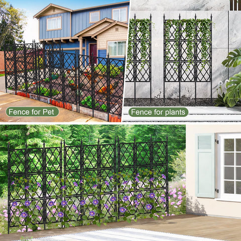 ParseBio decorative trellis stand indoors for ivy and greenery.
