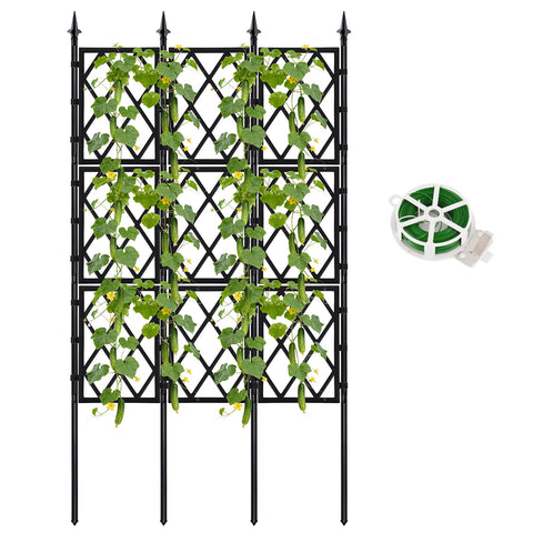 ParseBio garden trellis 5.25ft outdoors provides sturdy climbing plant support.