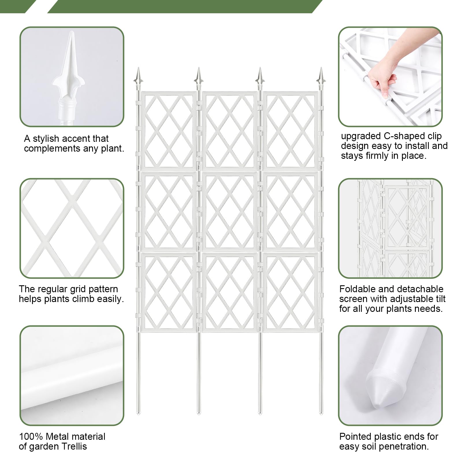 ParseBio thickened mesh trellis stays weather-resistant and more reliable than plastic alternatives.