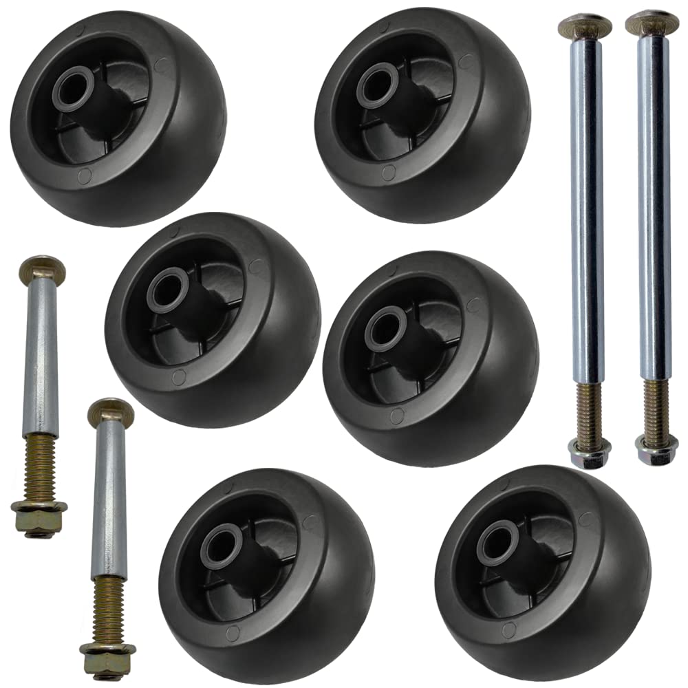 Parts 4 Outdoor deck wheels six-pack for Ariens mowers; smoother deck movement.