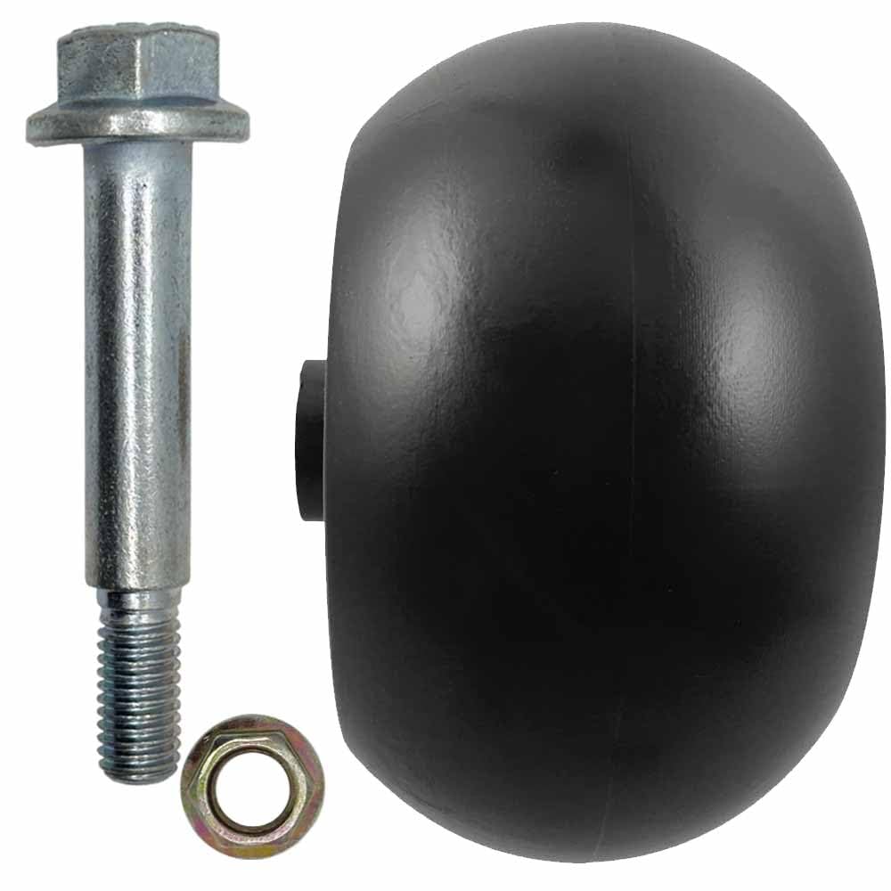 Parts 4 Outdoor deck wheels front view highlights even wear surface and smooth rolling.