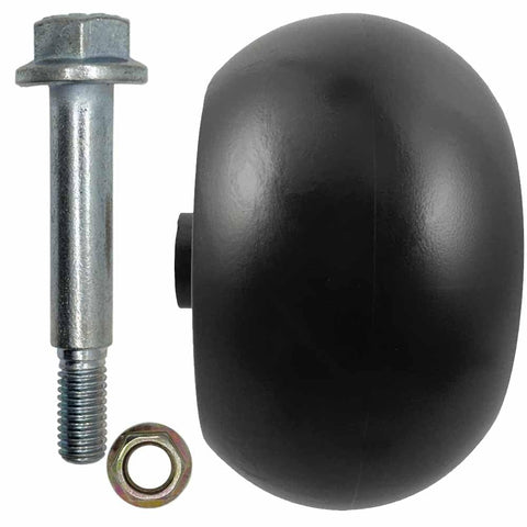 Parts 4 Outdoor deck wheels front view highlights even wear surface and smooth rolling.