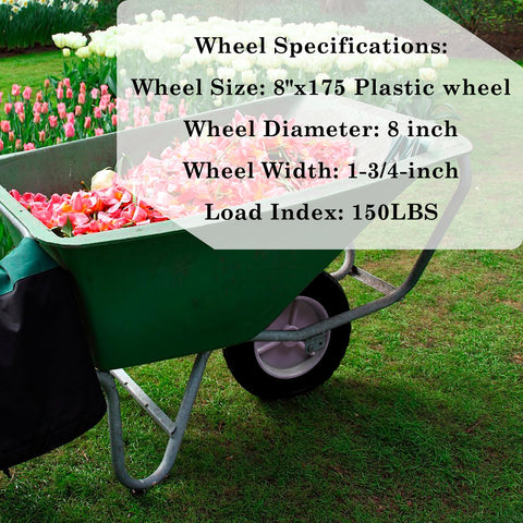 Parts Camp 8-inch wheel for lawn sprayer improves yard maneuverability