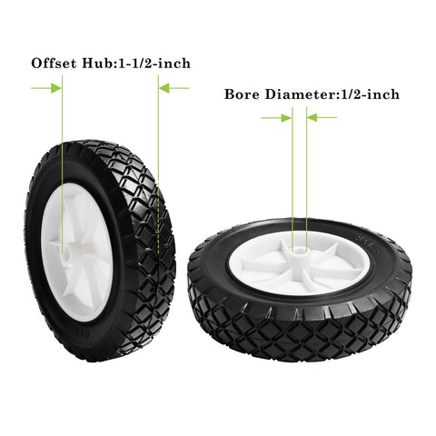 Parts Camp 8-inch wheel for Radio Flyer wagon enhances mobility outdoors