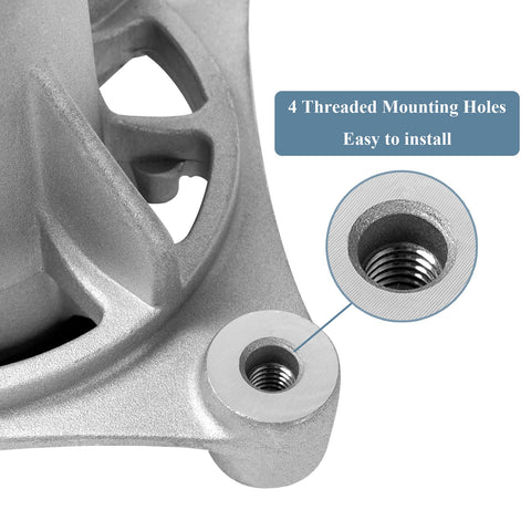 Parts Camp Ariens-compatible spindle for 42in to 54in decks.