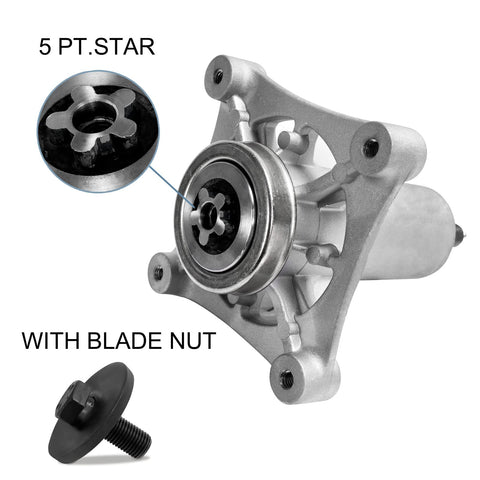 Parts Camp Craftsman-compatible spindle for YTS and ride-on mowers.