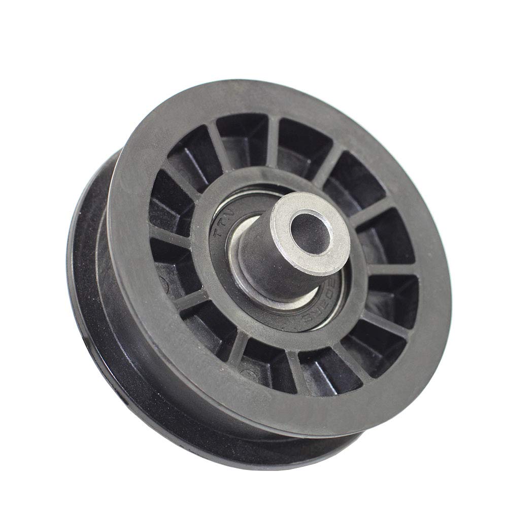 Parts Camp flat idler pulley for Craftsman supports reliable mower performance.