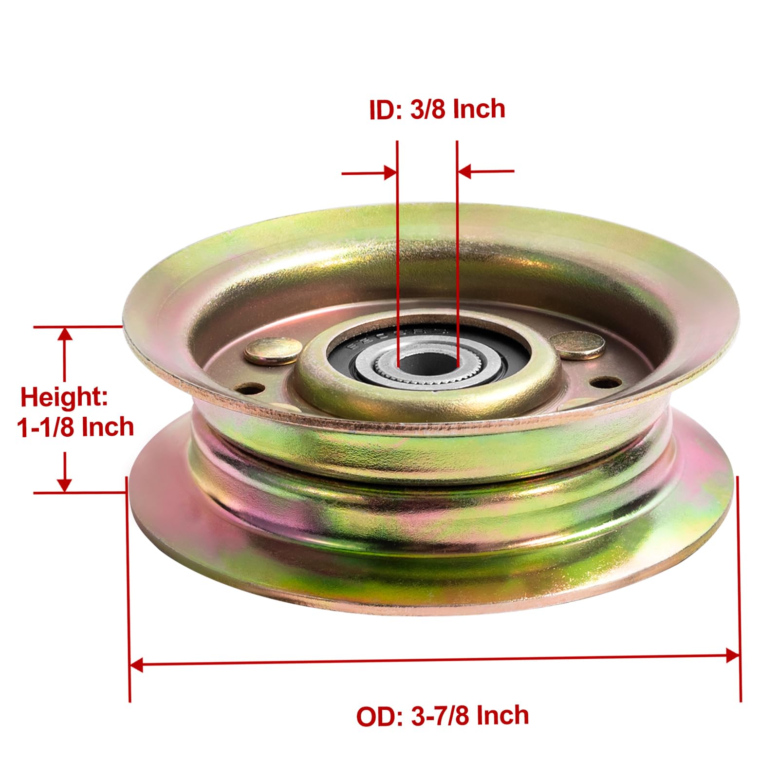 Parts Camp replacement for Husqvarna 532131494 reduces belt wear and noise.