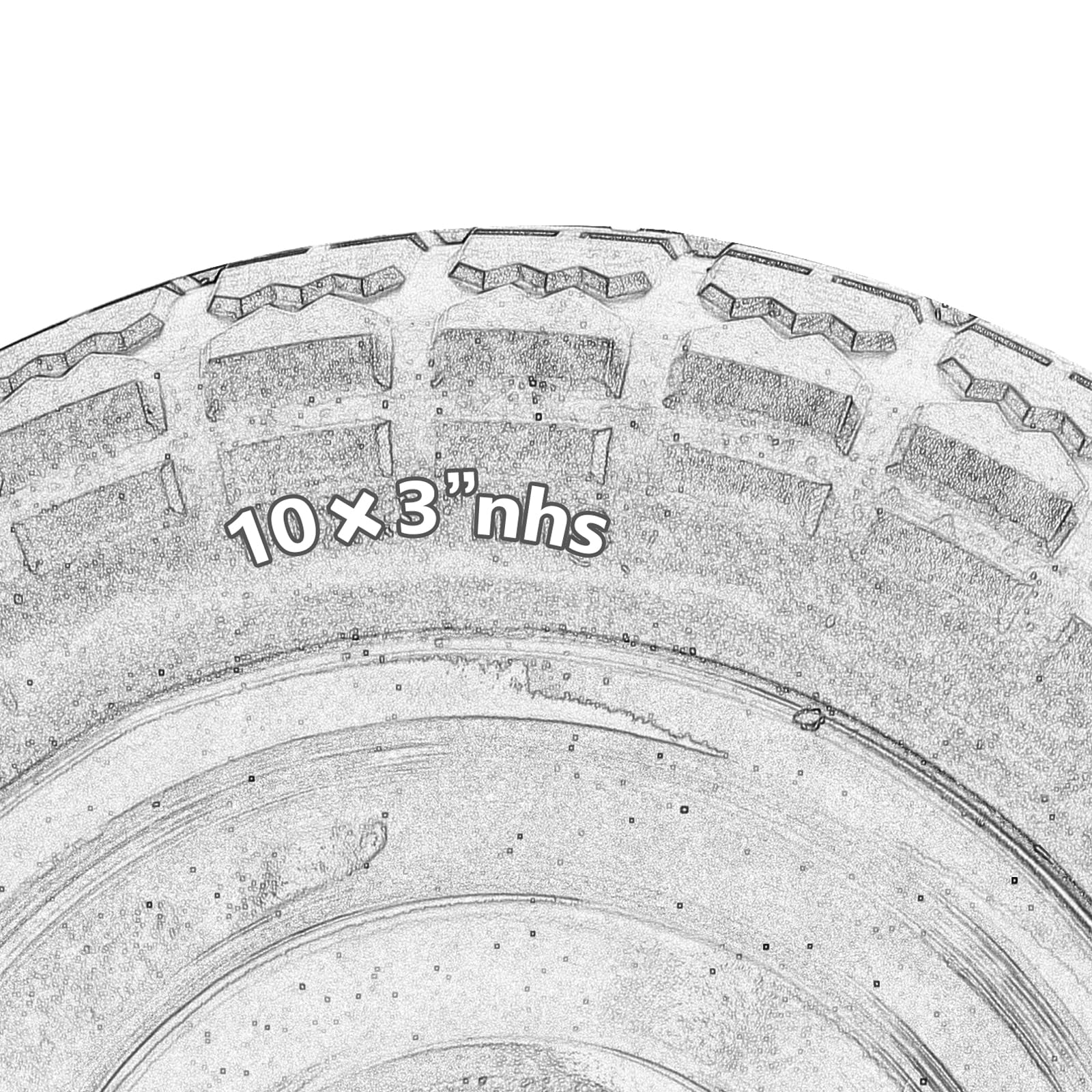 Parts Camp Gorilla Cart wheels enhance mobility for yard projects.