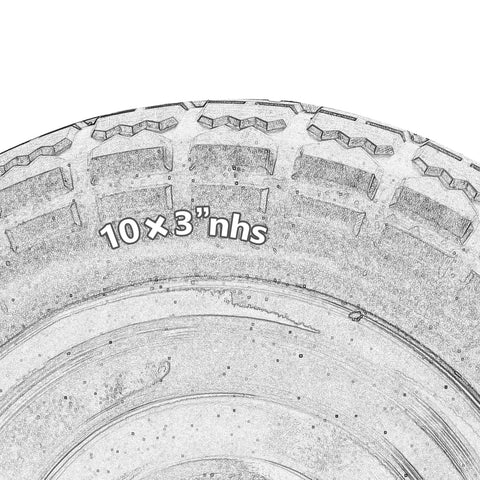 Parts Camp Gorilla Cart wheels enhance mobility for yard projects.