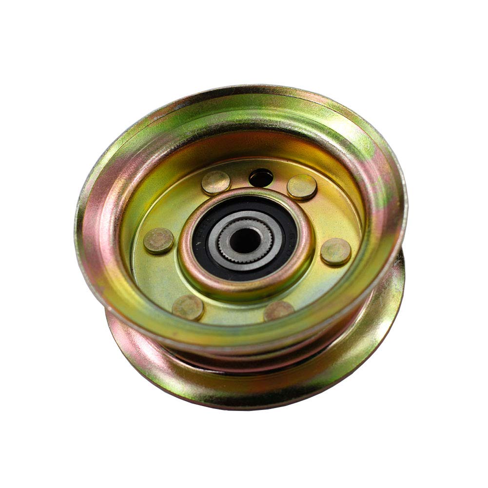 Parts Camp 4-inch outer diameter idler pulley supports steady belt tension