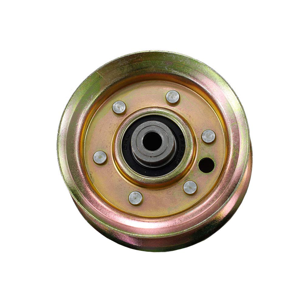 Parts Camp idler pulley 5321931-97 side view highlighting compact profile