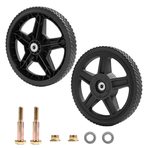 Parts Camp Push Mower Wheel 12-inch front view shows a sturdy wheel for smooth mowing