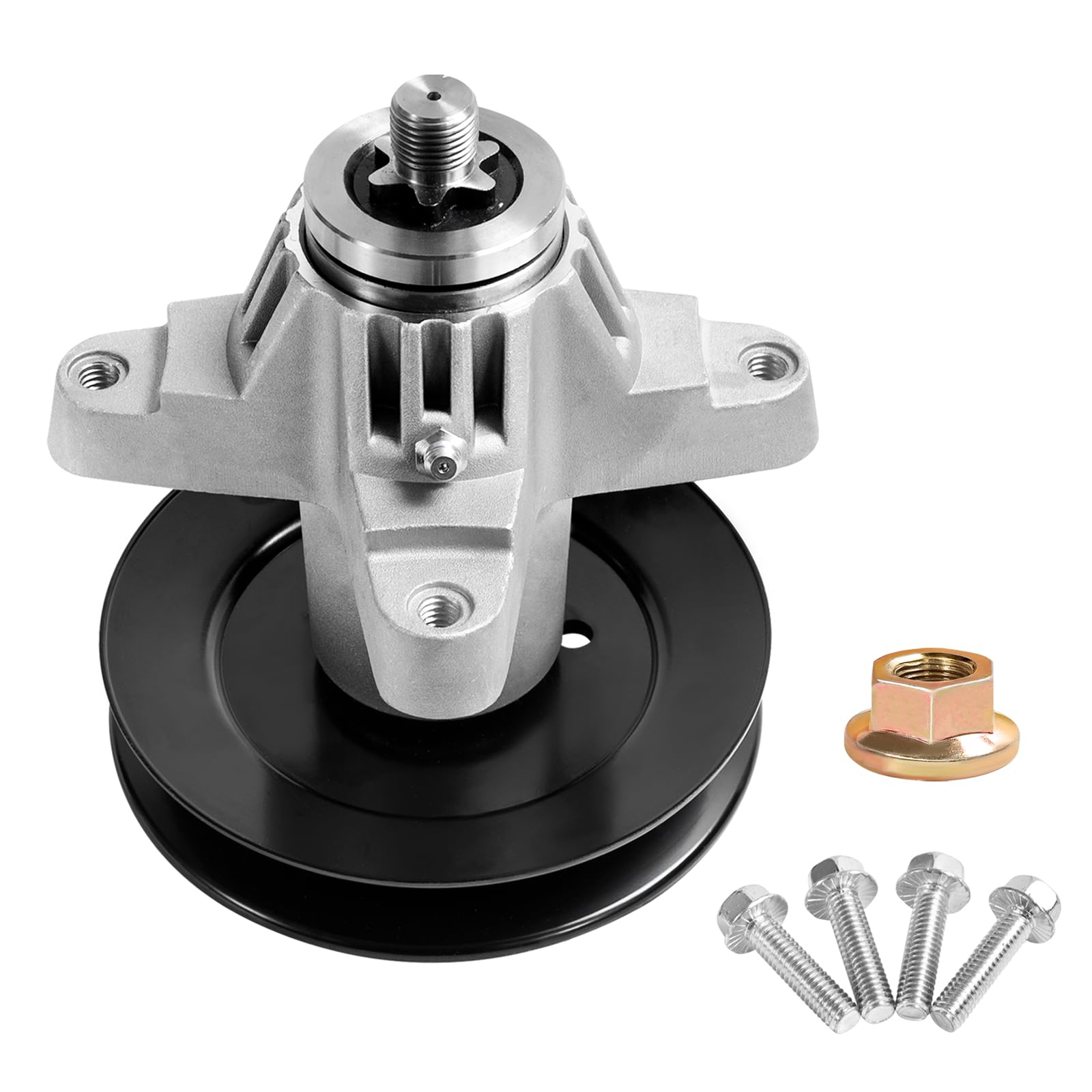 Parts Camp spindle for Cub Cadet 918-04125C, fits multiple brands for smooth performance.