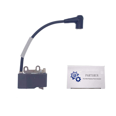 PARTSRUN ignition coil close-up shows quality wiring and durable construction.