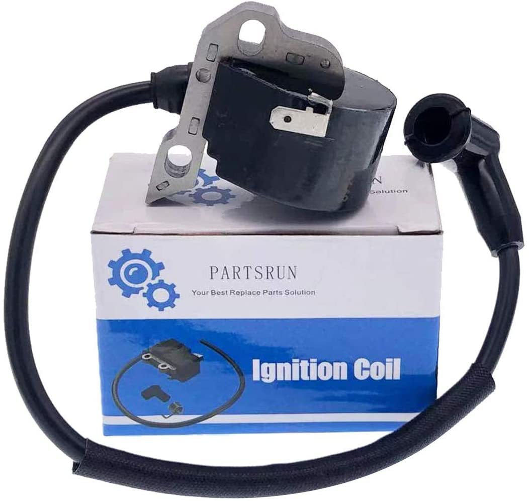 PARTSRUN ignition coil with boot for STIHL BR400, reliable starts.