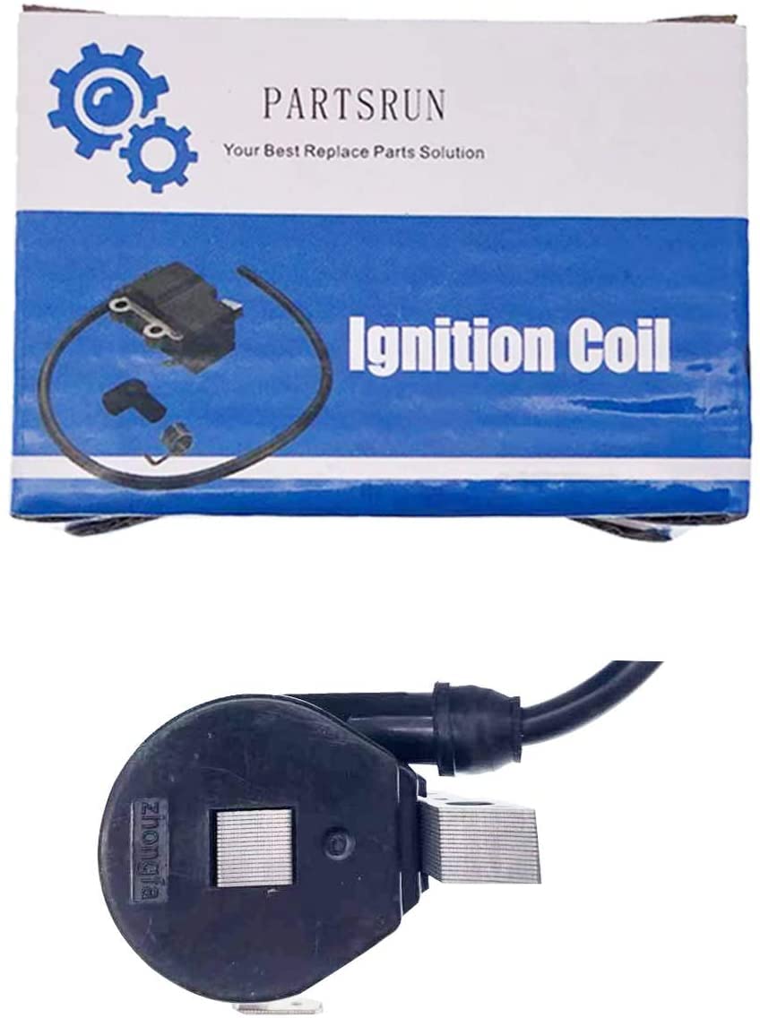 PARTSRUN ignition coil with boot for STIHL BR420, consistent operation.