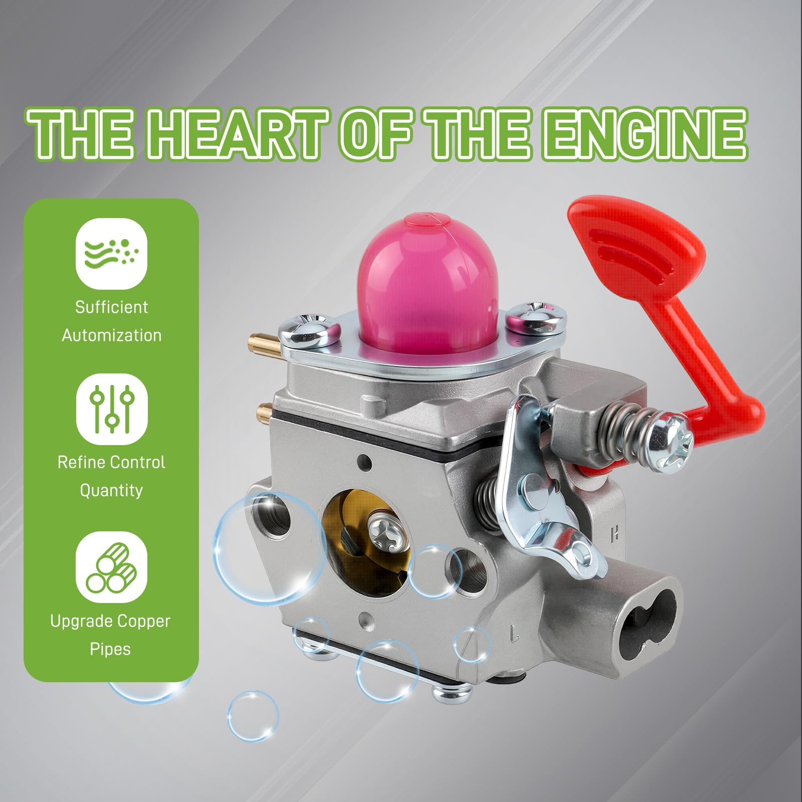 Partszen BVM200C carburetor oil cup component supports consistent fuel flow
