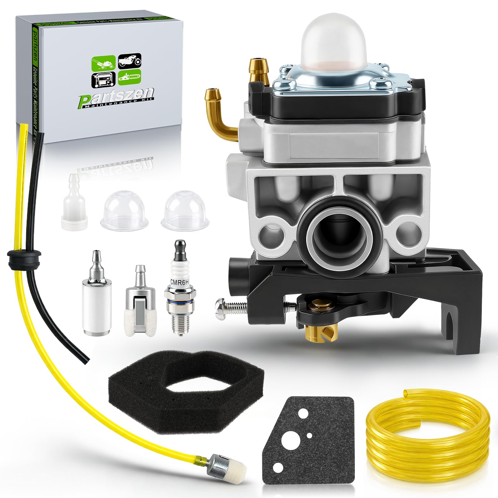 Partszen carburetor for Husqvarna Select 224L, precise fit and rugged reliability