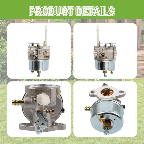 Partszen carburetor kit with fuel filter and shut-off valve for clean fuel flow
