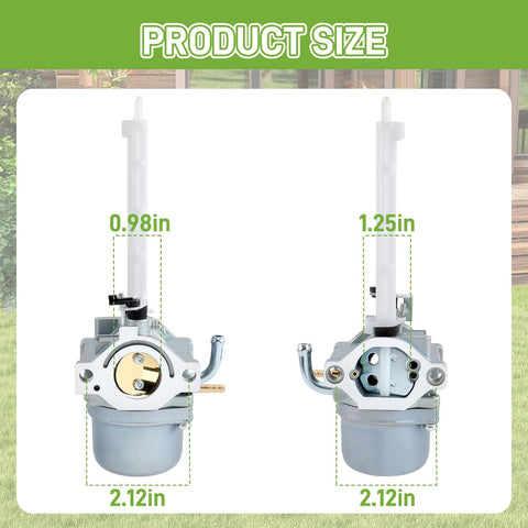 Partszen carburetor kit installed on a snowblower to demonstrate straightforward replacement.