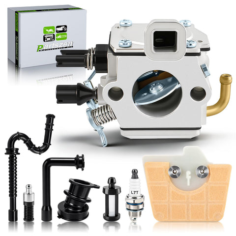 Partszen carburetor kit for Stihl 034/036 MS340/MS360 boosts tuning versatility.