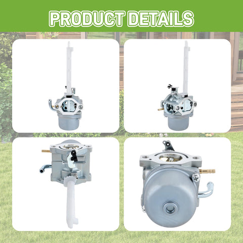 Partszen carburetor kit tubing and clamps for secure, leak-free connection.