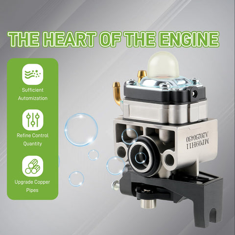 Partszen carburetor with spark plug and air filter ready-to-install replacement