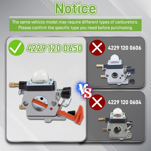 Partszen STIHL BG50 BG55 carburetor closeup designed for reliable start