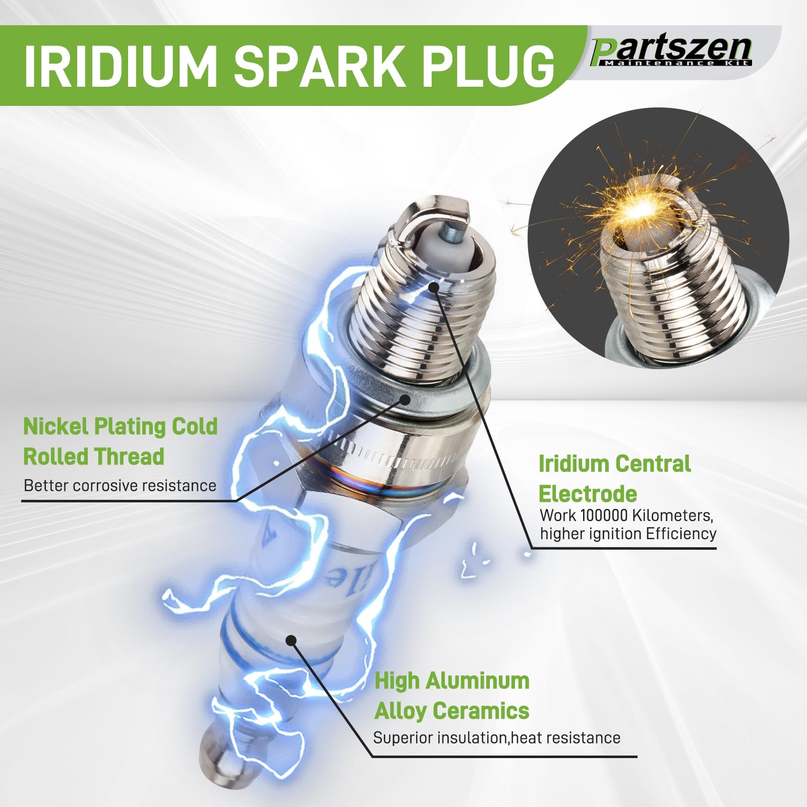 Partszen EU2200i air filter pack keeps intake clean for reliable power.