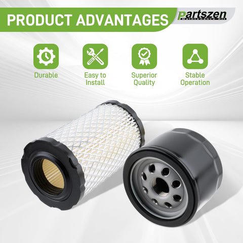 PartsZen filter components closeup showing durable build for lawn care.