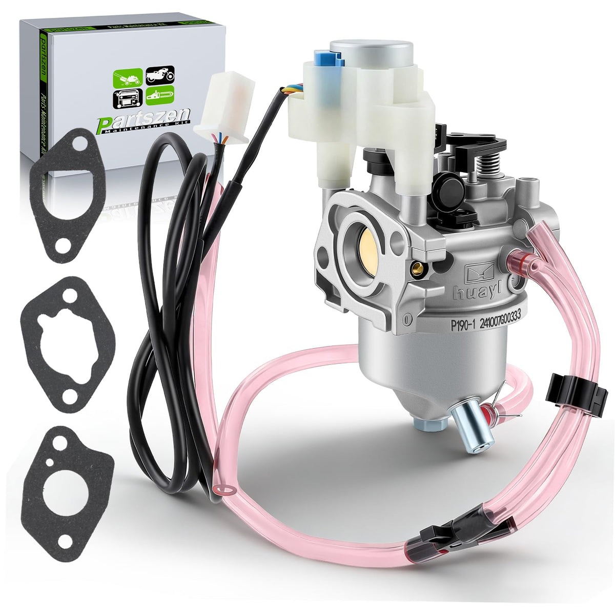 Partszen Huayi carburetor assembly for Predator 3500W 63584 ensures precise fit and reliable operation.