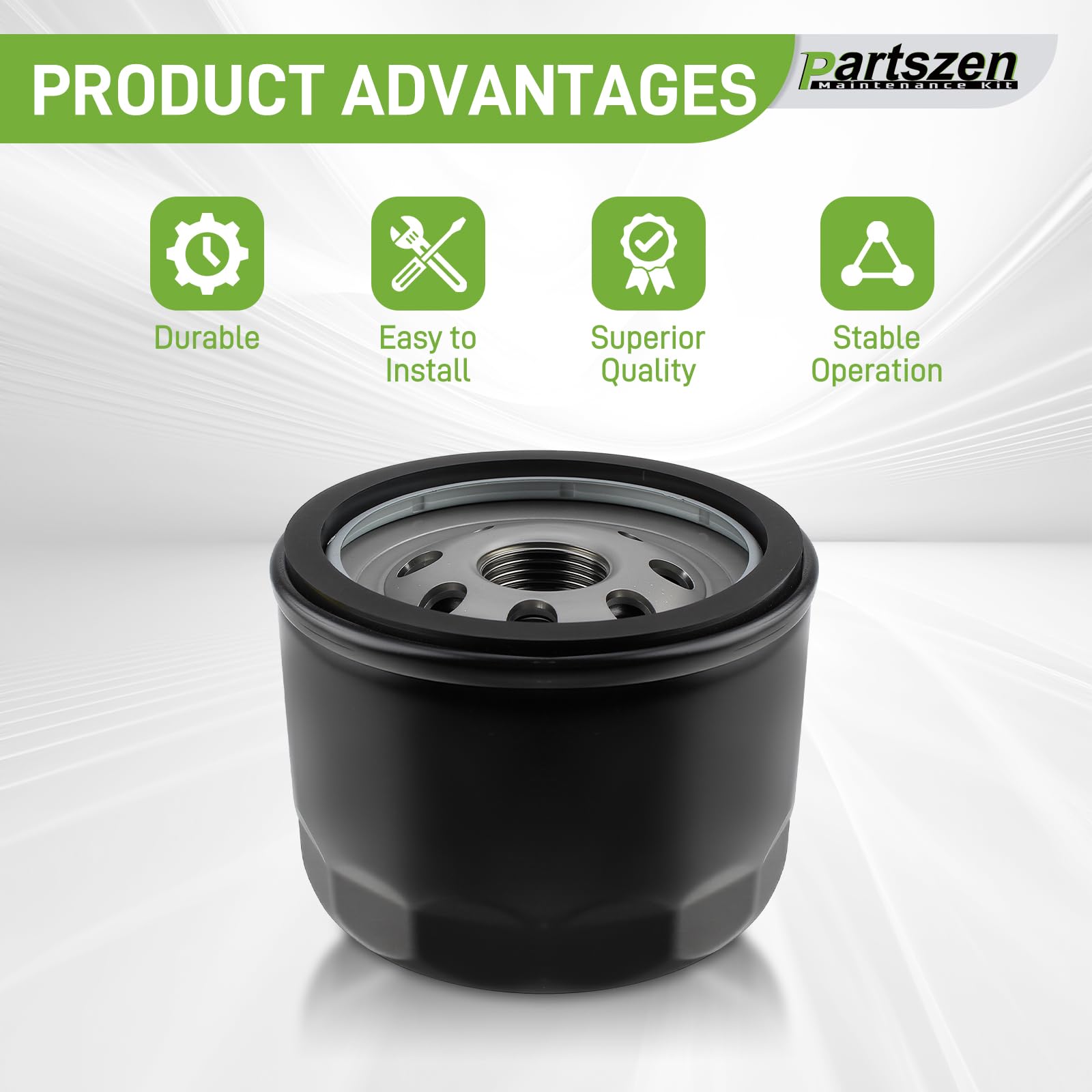 Partszen oil filter 49065-7007 keeps engine oil clean for smoother operation.