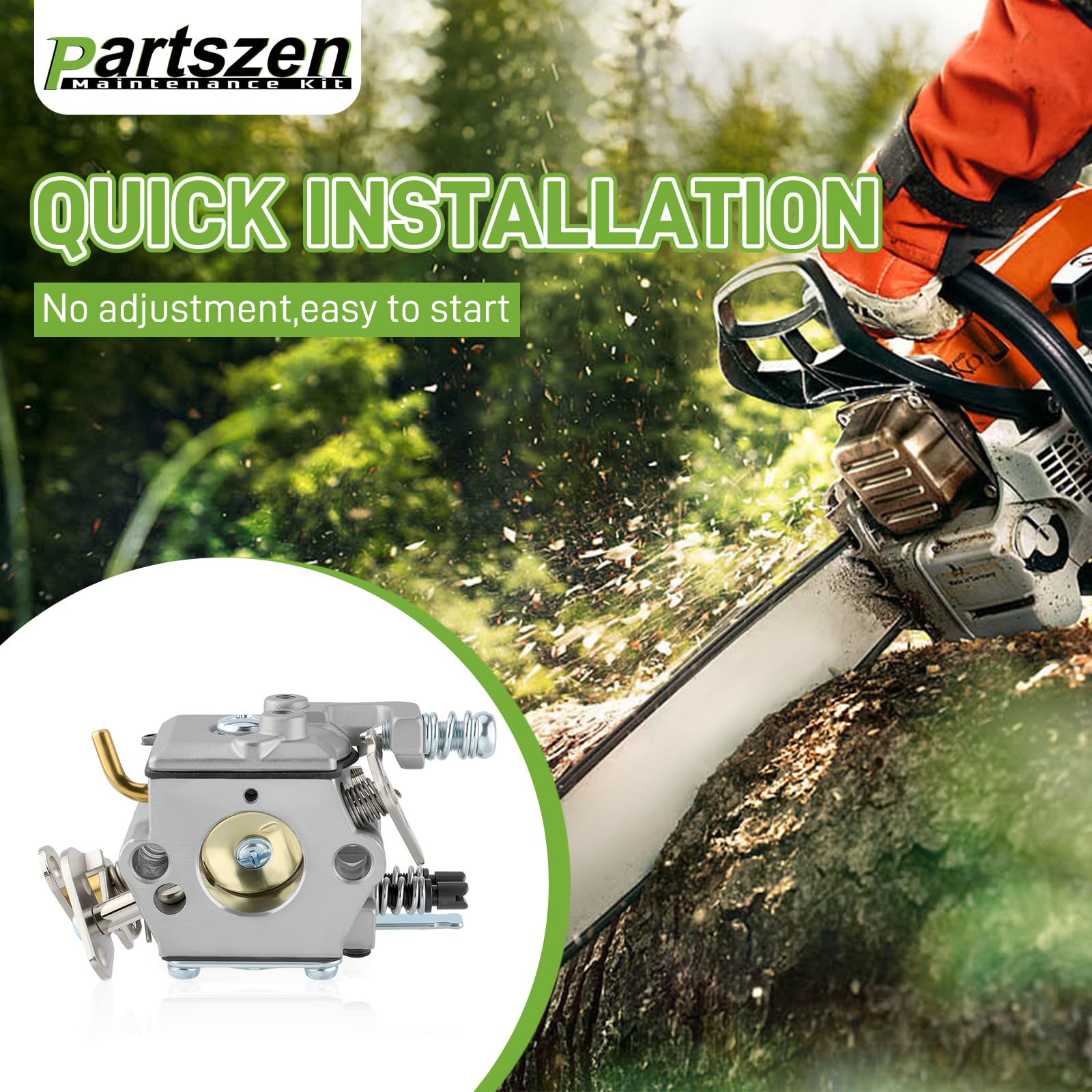 Partszen kit contents listed for easy installation