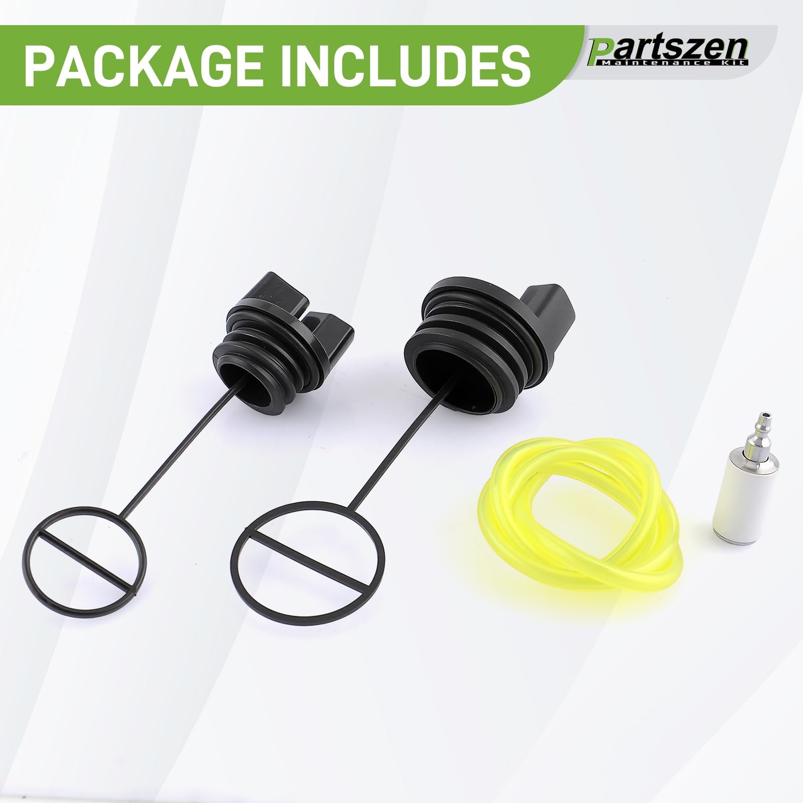 Partszen Poulan fuel lines and caps assembly for compatibility checks