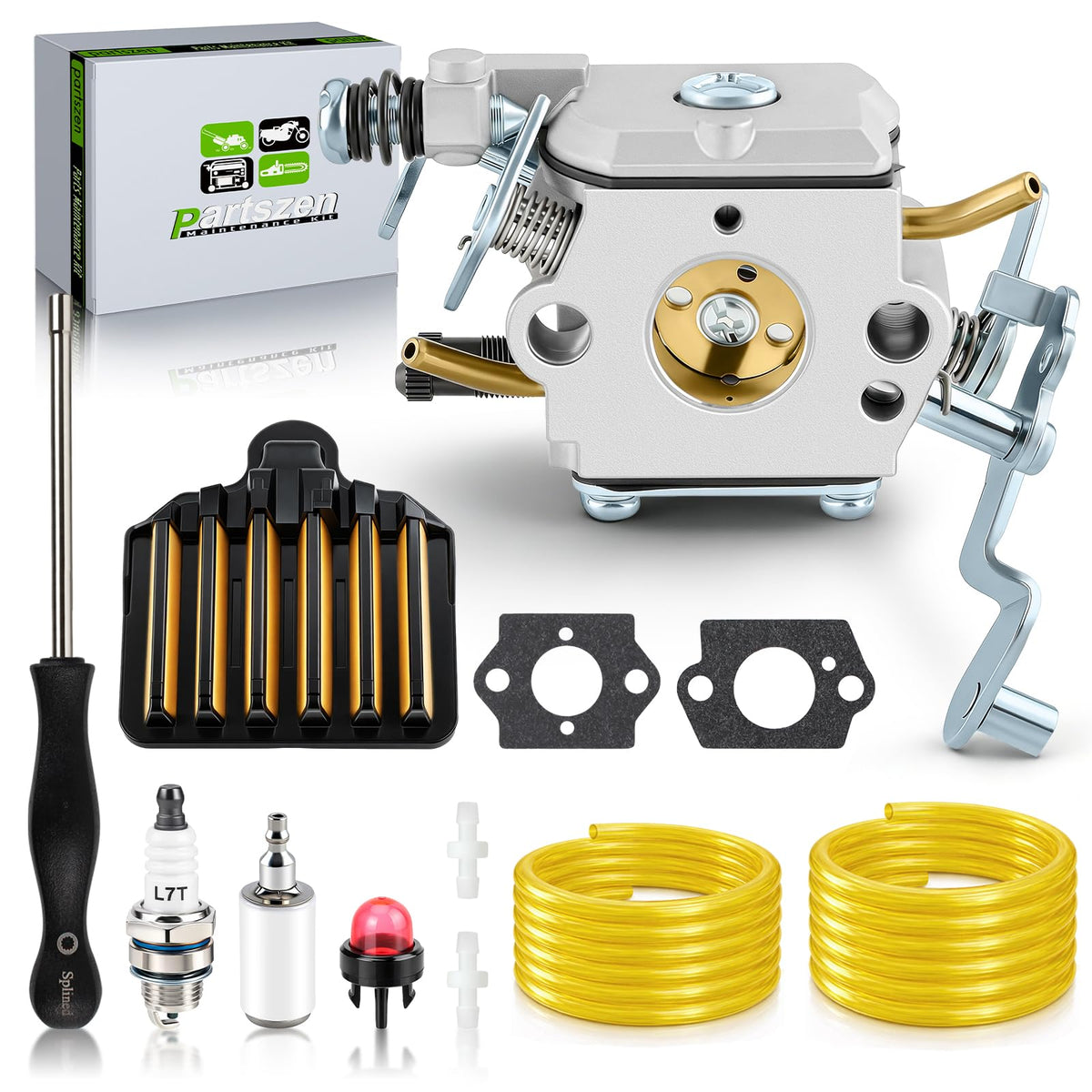 Partszen PP5020AV carburetor front view for reliable engine performance.