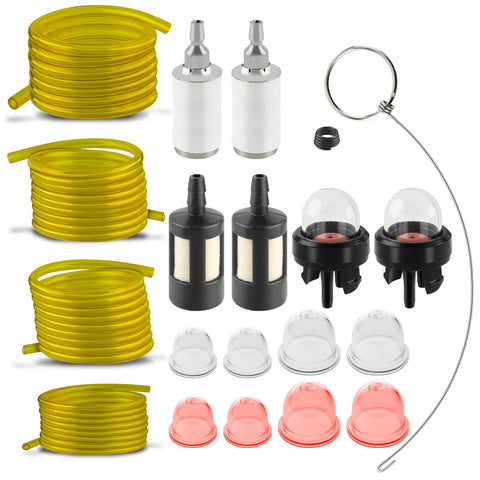 Partszen primer bulb set compatible with Poulan and Homelite carburetors.