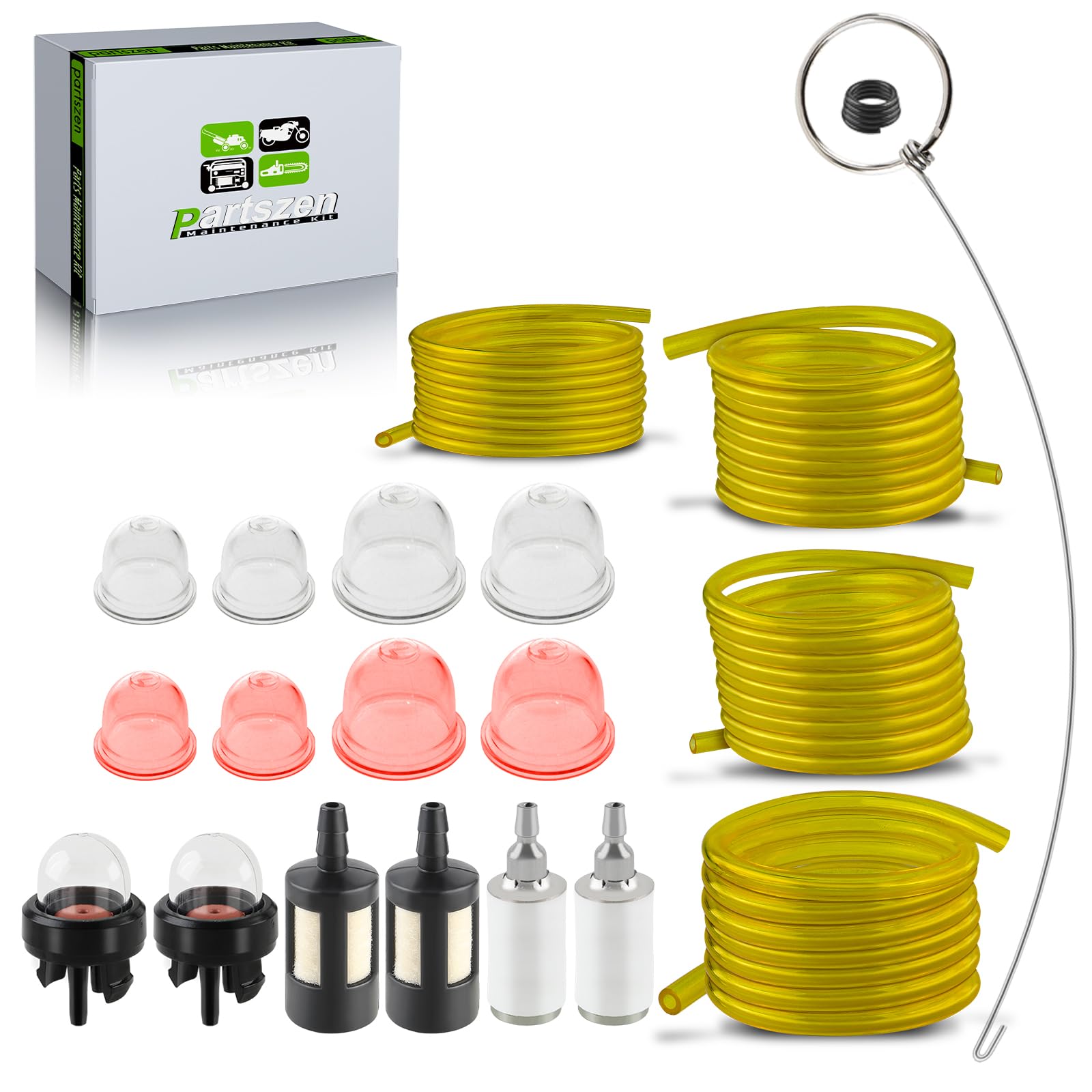 Partszen small primer bulb ready for replacement in multiple brands.