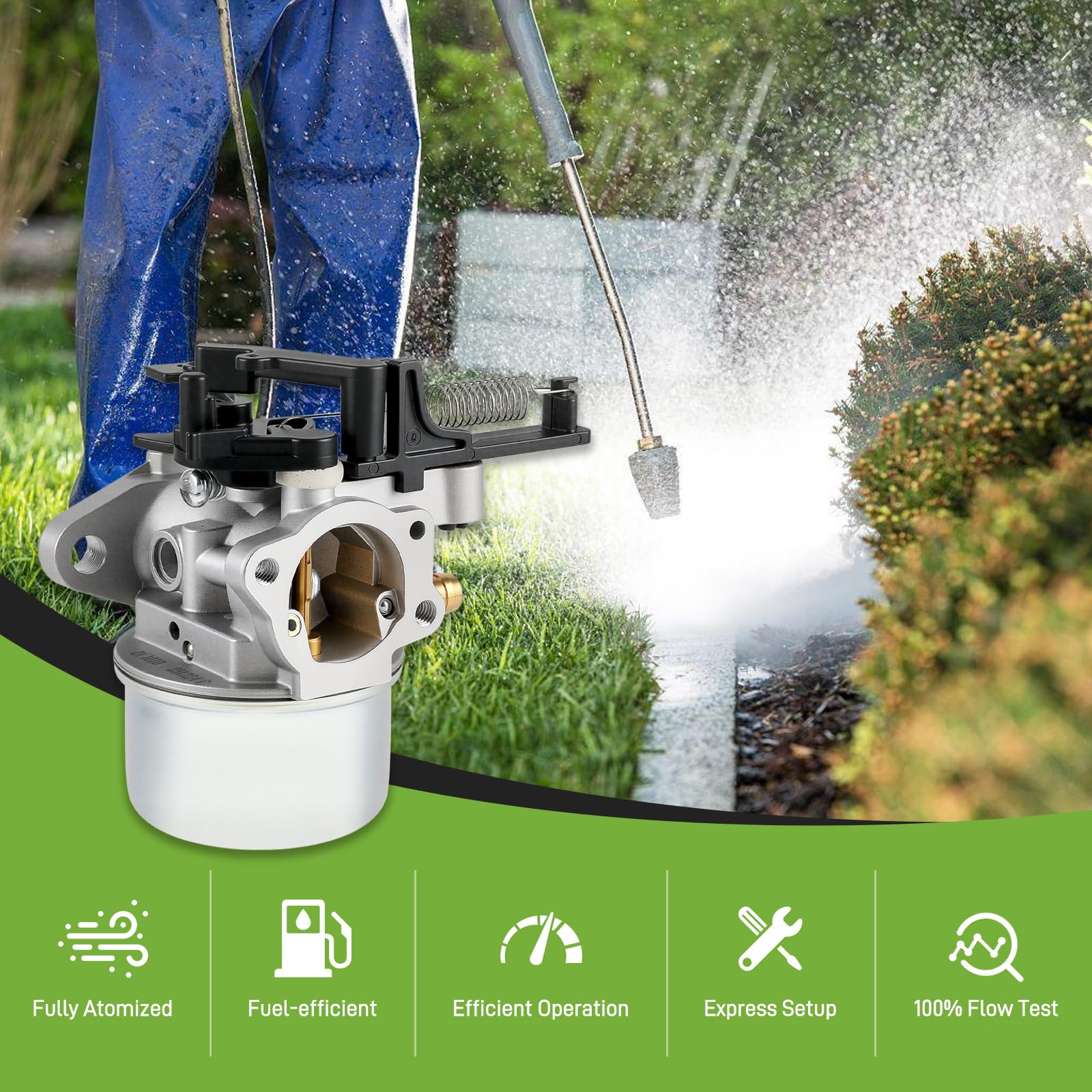 Partszen Troy-Bilt compatibility enables seamless carburetor swap during maintenance.