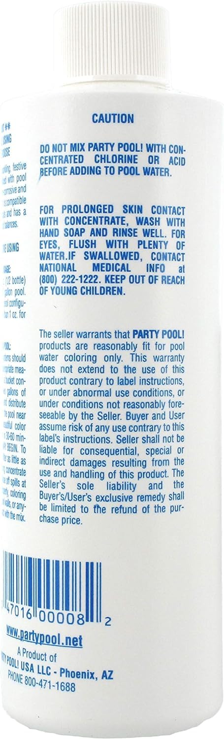 Easy to mix: Party Pool with two gallons water, then pour.