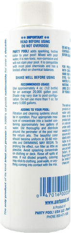 Party Pool is suitable for pools, ponds, fountains, and large fish tanks.