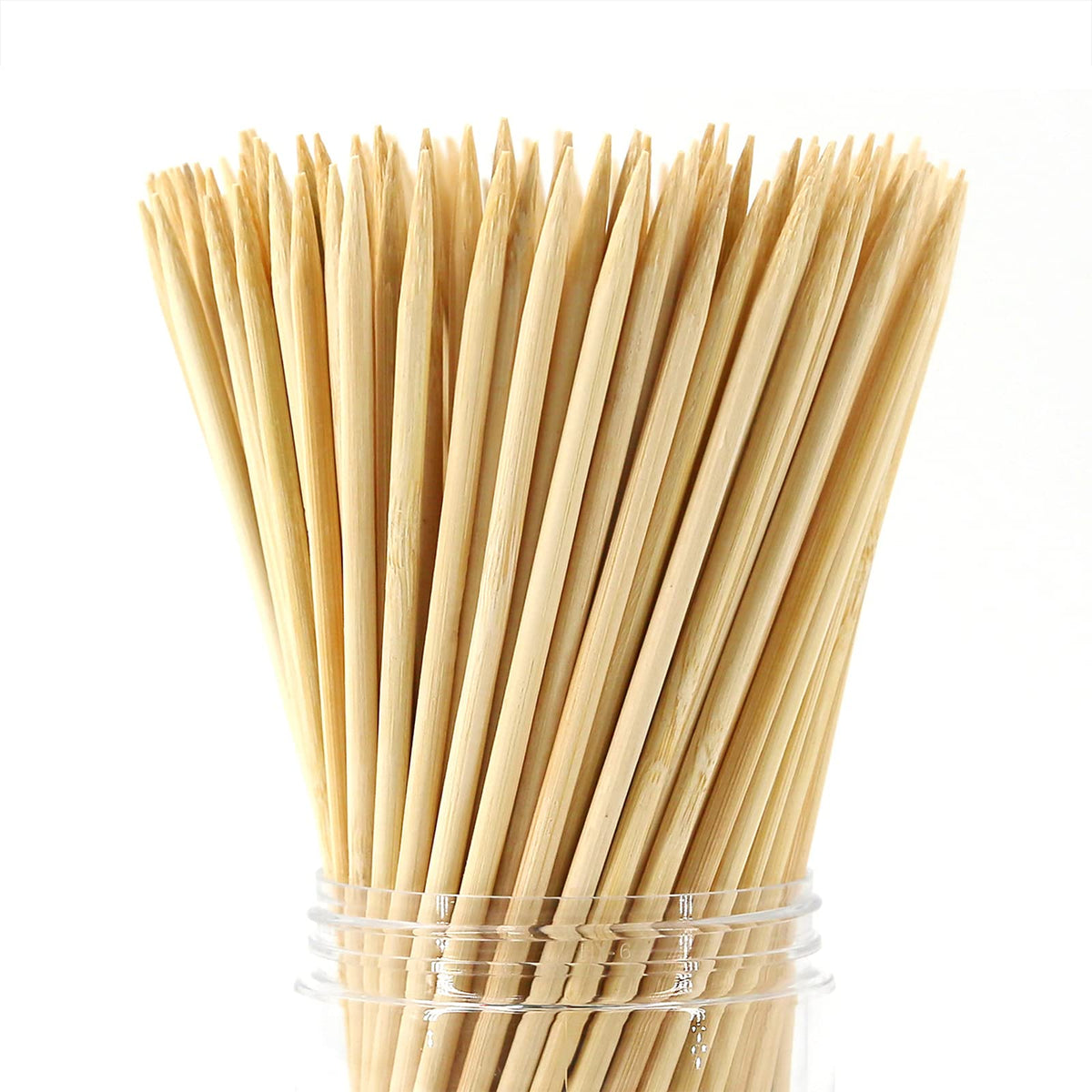 PARTYHIPPO 14-inch bamboo skewers pack, ideal for grilling and crowd-pleasing kebabs.