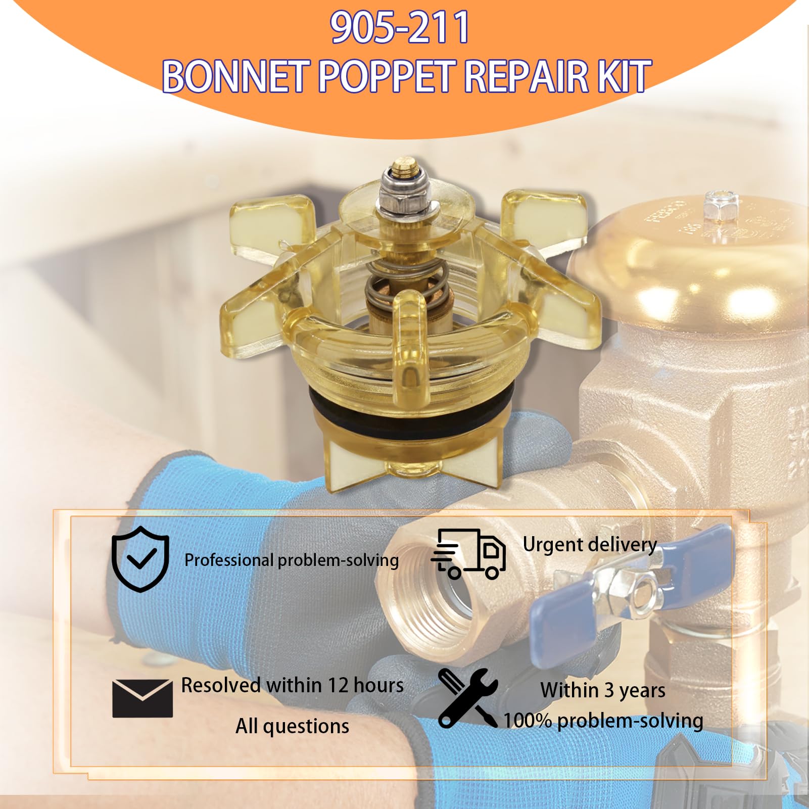 Parzuozenney bronze valve threads accept grease for smoother installation.