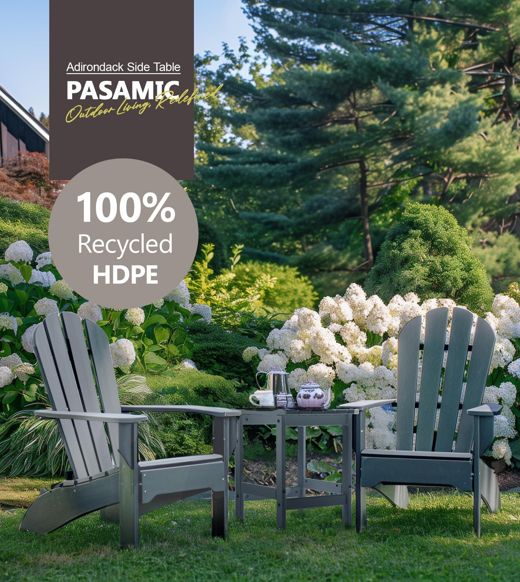 PASAMIC 365-day warranty and responsive support for the grey table