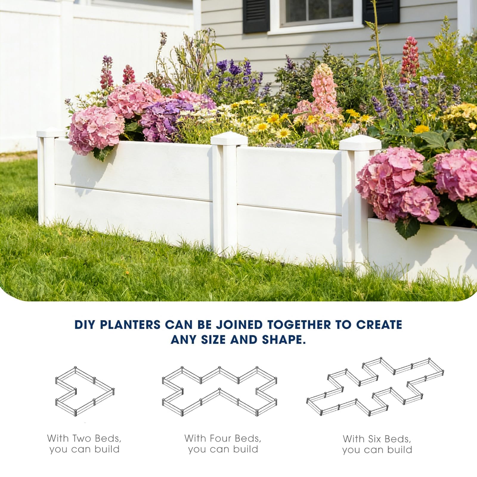 PASAMIC easy cleaning on an outdoor planter with wipe or hose.