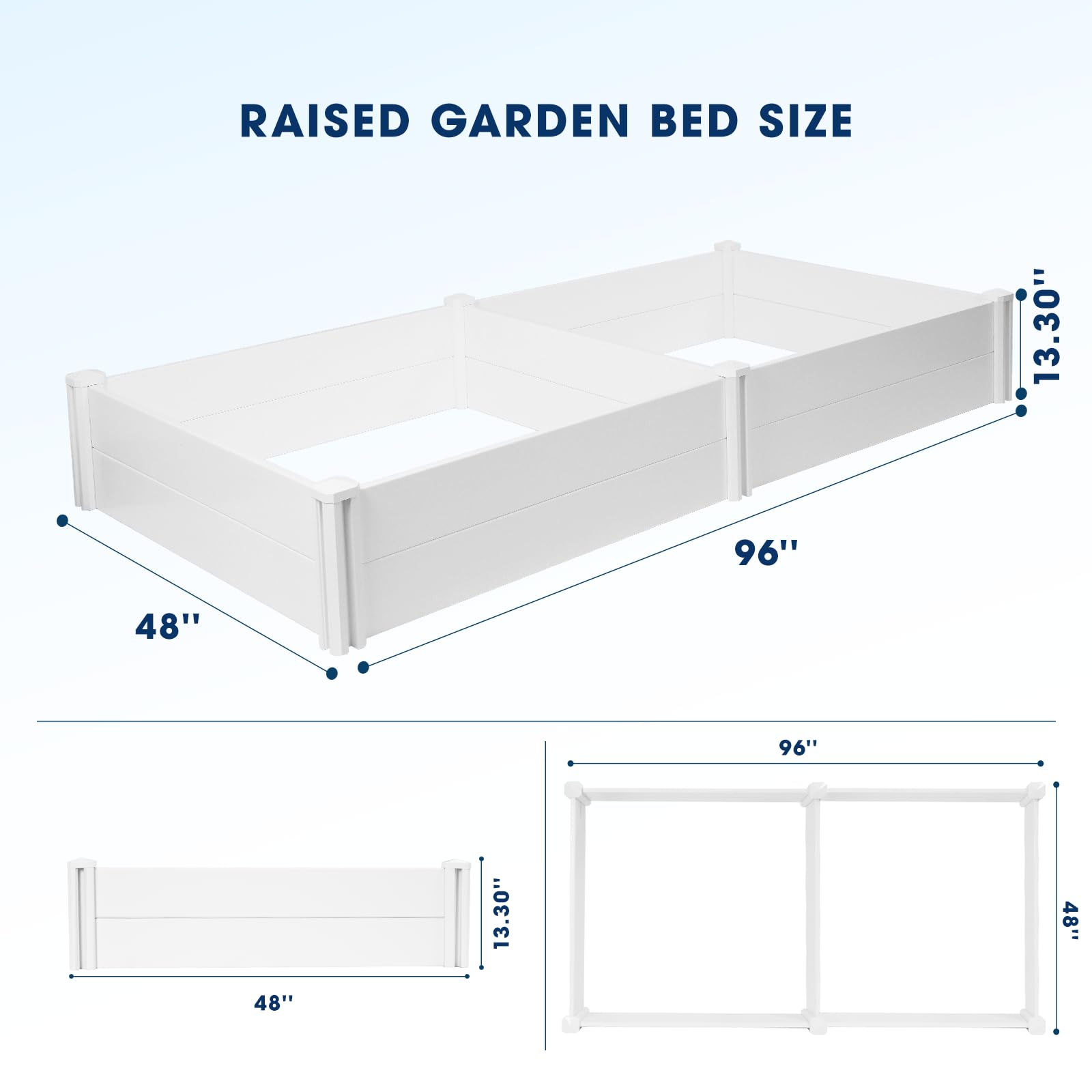 PASAMIC durable vinyl resists UV and weathering for year-round use.
