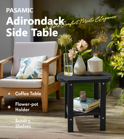 PASAMIC versatile indoor-outdoor table suitable for patio, garden, and living spaces.