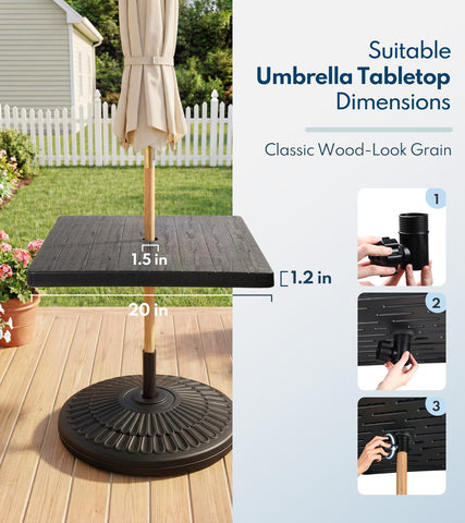 PASAMIC easy clean surface is wipeable after meals or gardening.