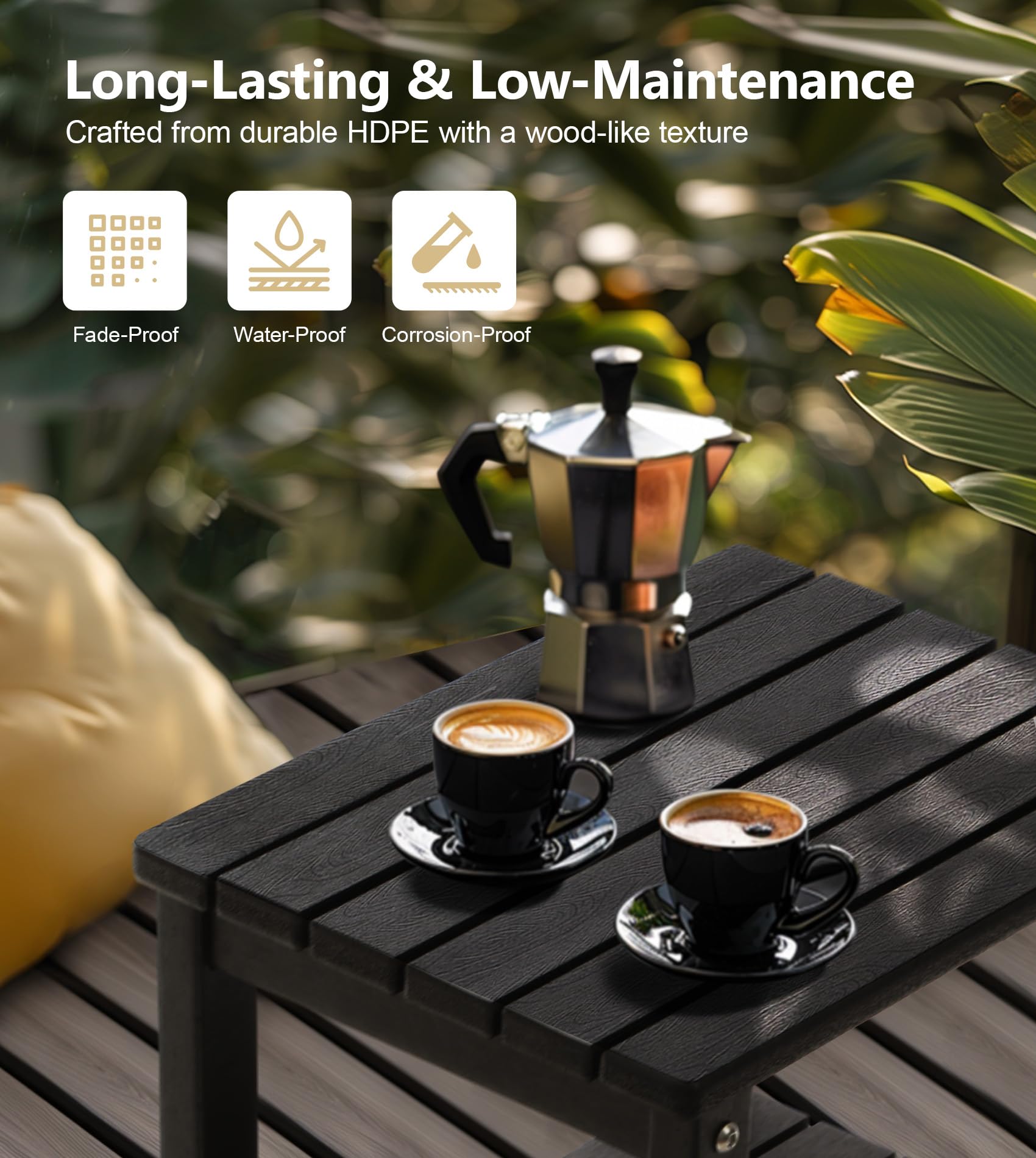 PASAMIC versatile indoor-outdoor use for living spaces and decks