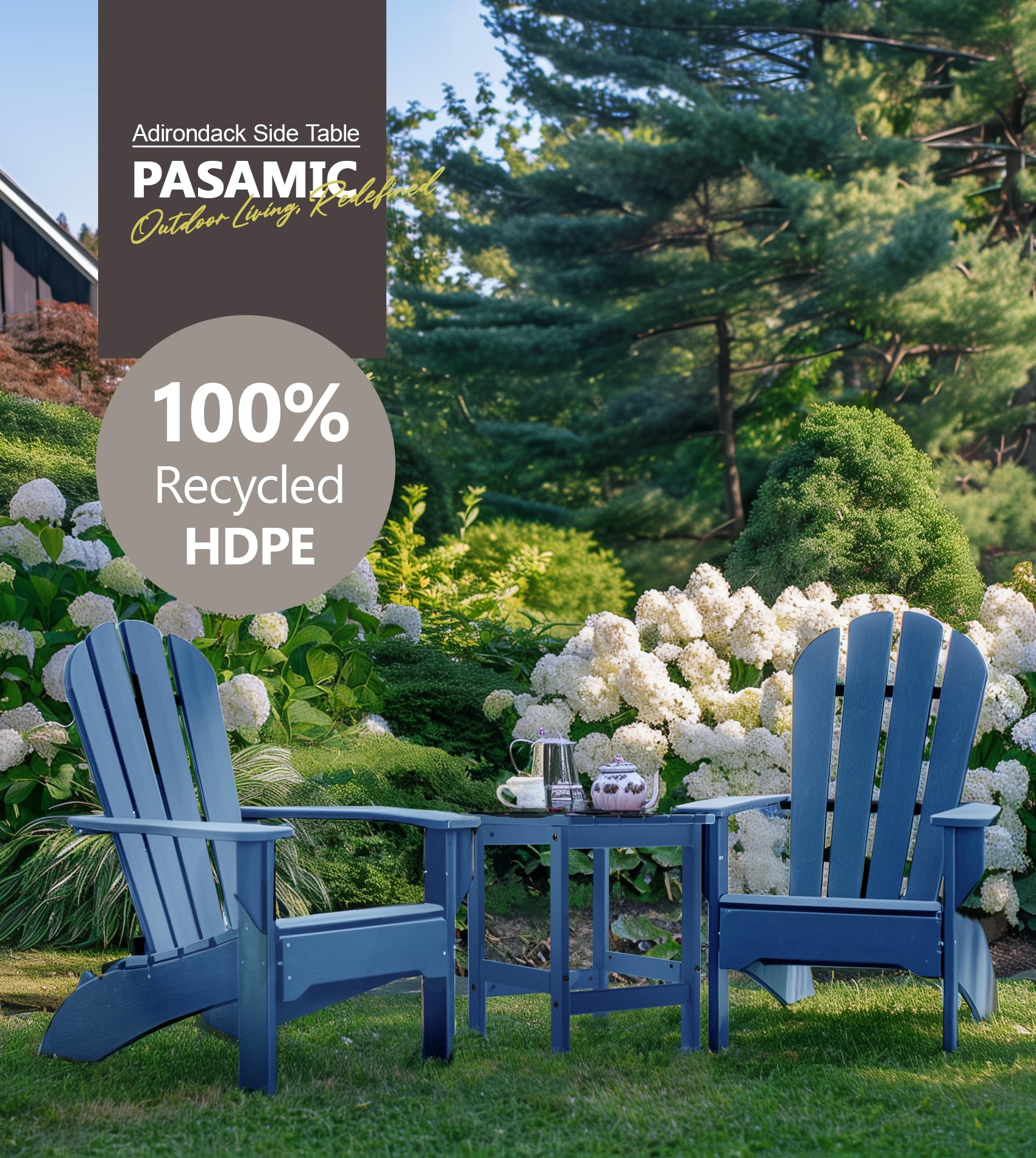 PASAMIC indoor-outdoor versatility fits living rooms, balconies, or poolside lounges.